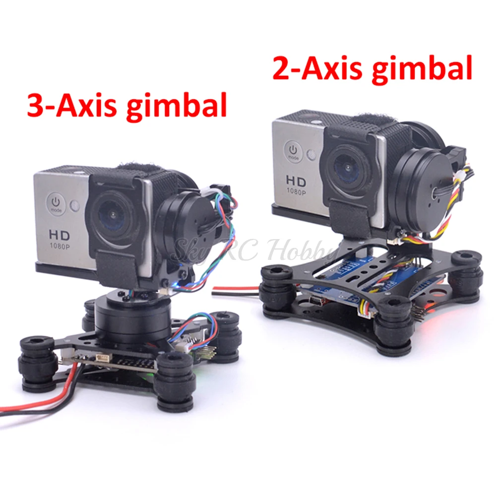 Lightweight 2-Axis / 3-Axis Br - Drone Gimbal For Gopro Hero ulasan dan harga