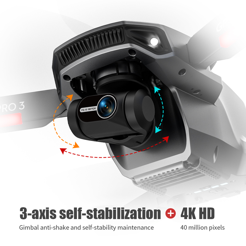 L106 Pro 3 Drone 5G WIFI FPV F - Drone Gimbal Brushless ulasan dan harga