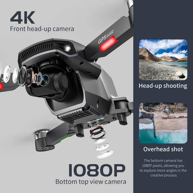 L106 Pro 3 Drone 5G WIFI FPV F - Drone Gimbal Brushless ulasan dan harga
