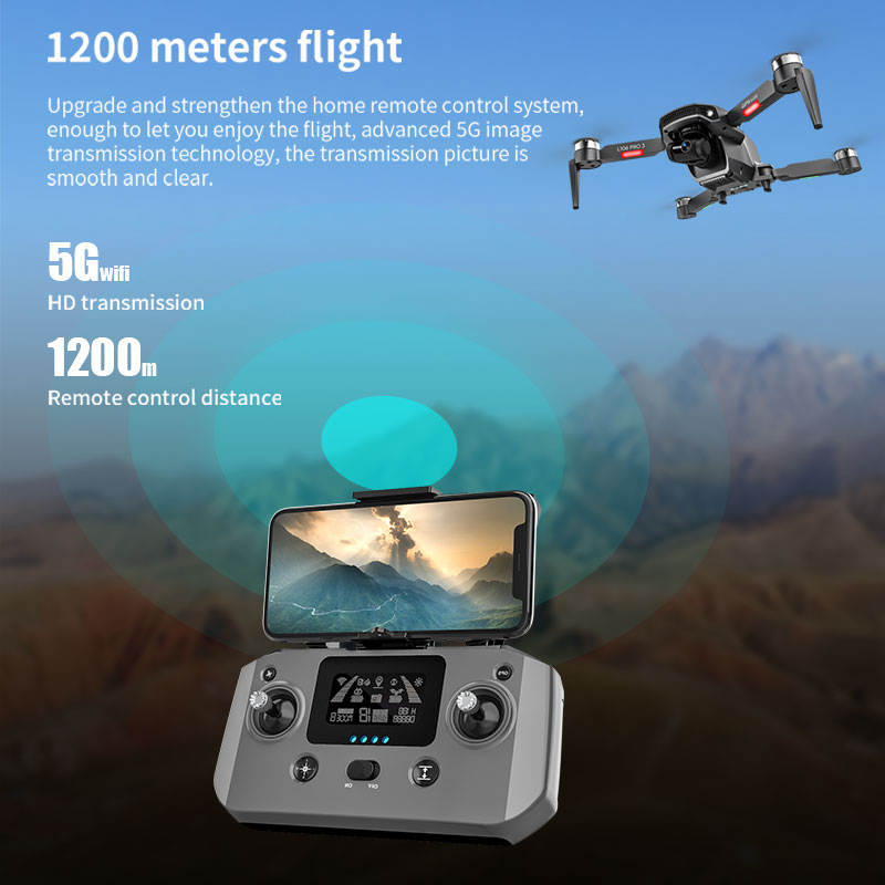 L106 Pro 3 Drone 5G WIFI FPV F - Drone Gimbal Brushless ulasan dan harga