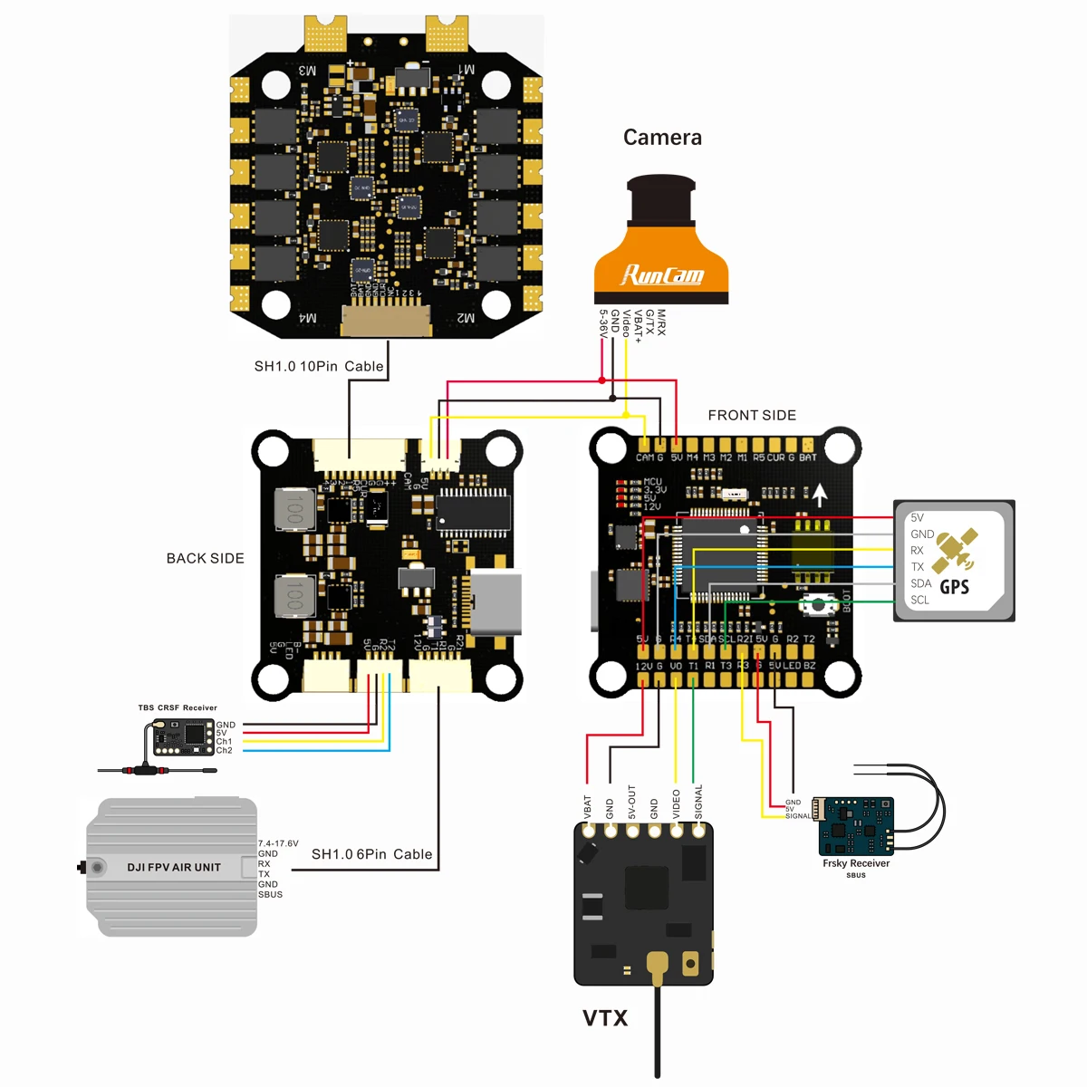 F4 F405 F7 F722 Flight Control - Betaflight Fc F7 ulasan dan harga