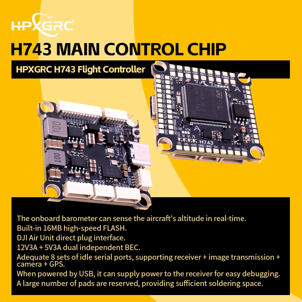 HPXGRC H743 Flight Controller  - Betaflight Fc F7 ulasan dan harga